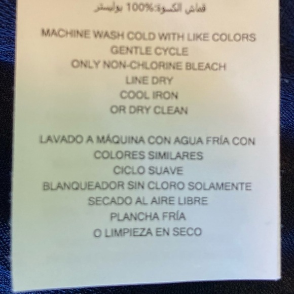 MICHAEL Michael Kors Navy Blue Leaf Jacquard Off-The-Shoulder Blouse (Size L) - Picture 13 of 16